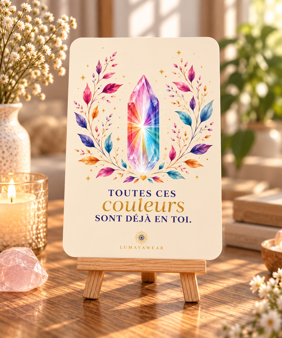 Toutes ces couleurs sont déjà en toi - Carte A6