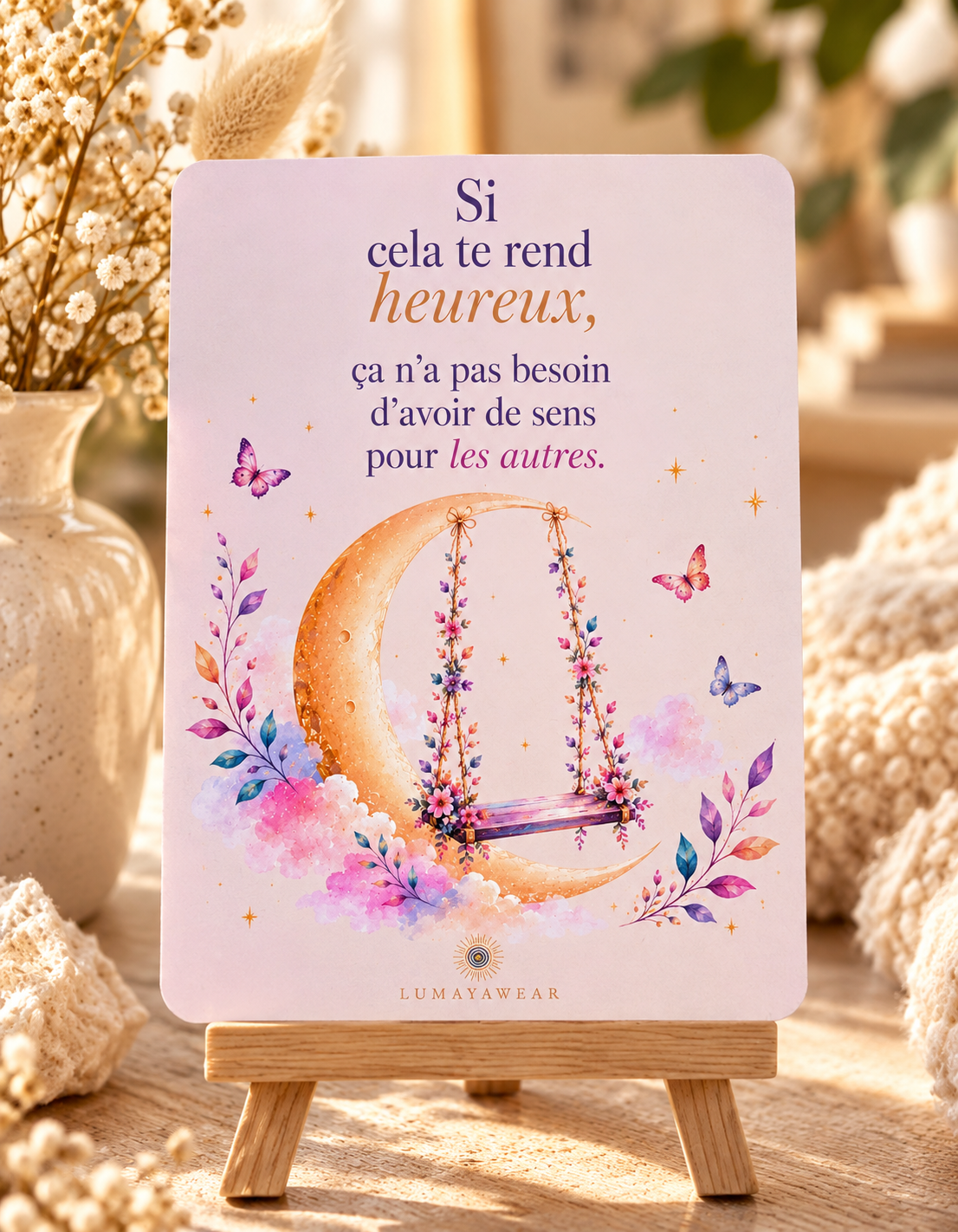 Si cela te rend heureux… Carte A6