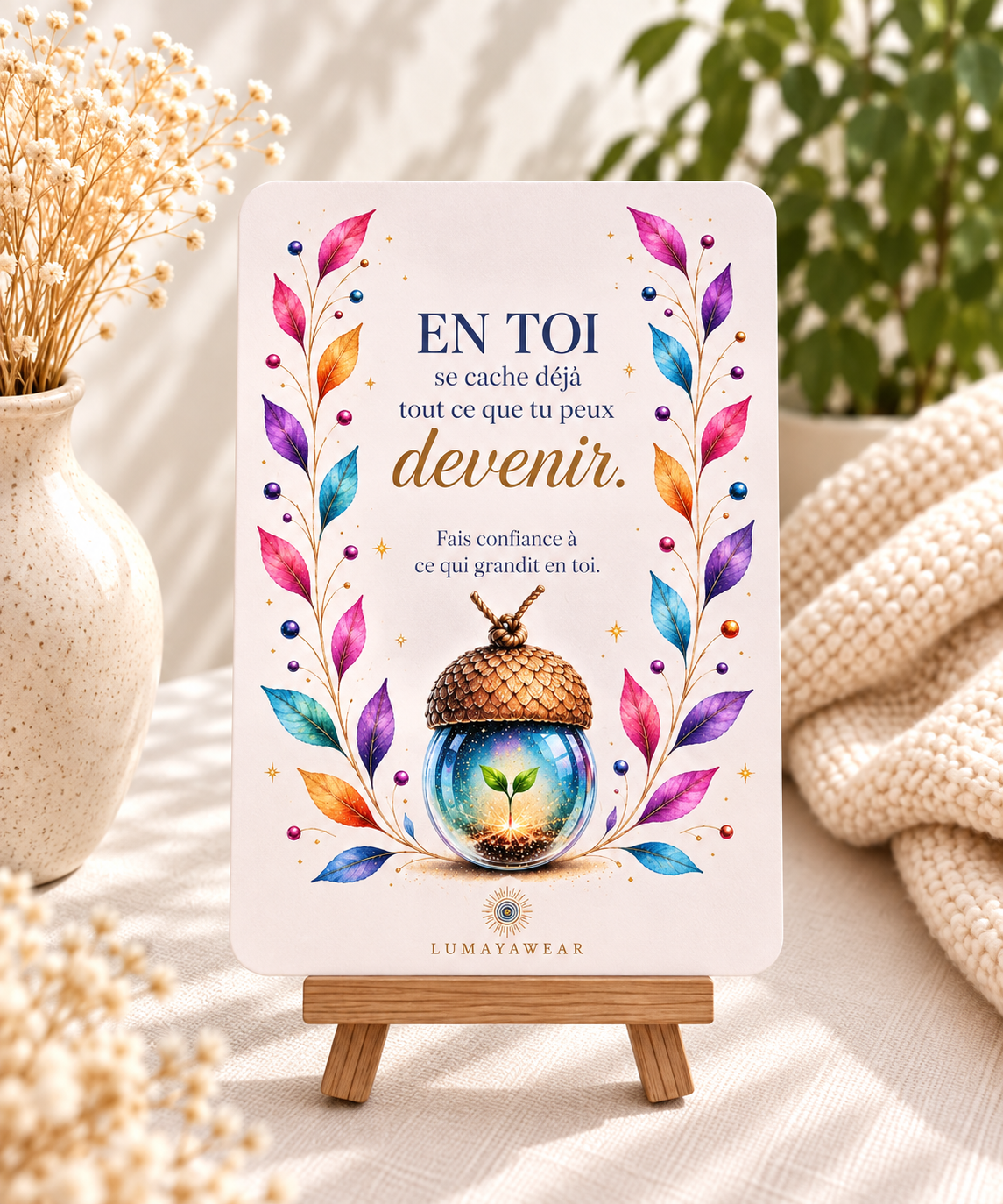 En toi se cache déjà tout ce que tu peux devenir - Carte A6