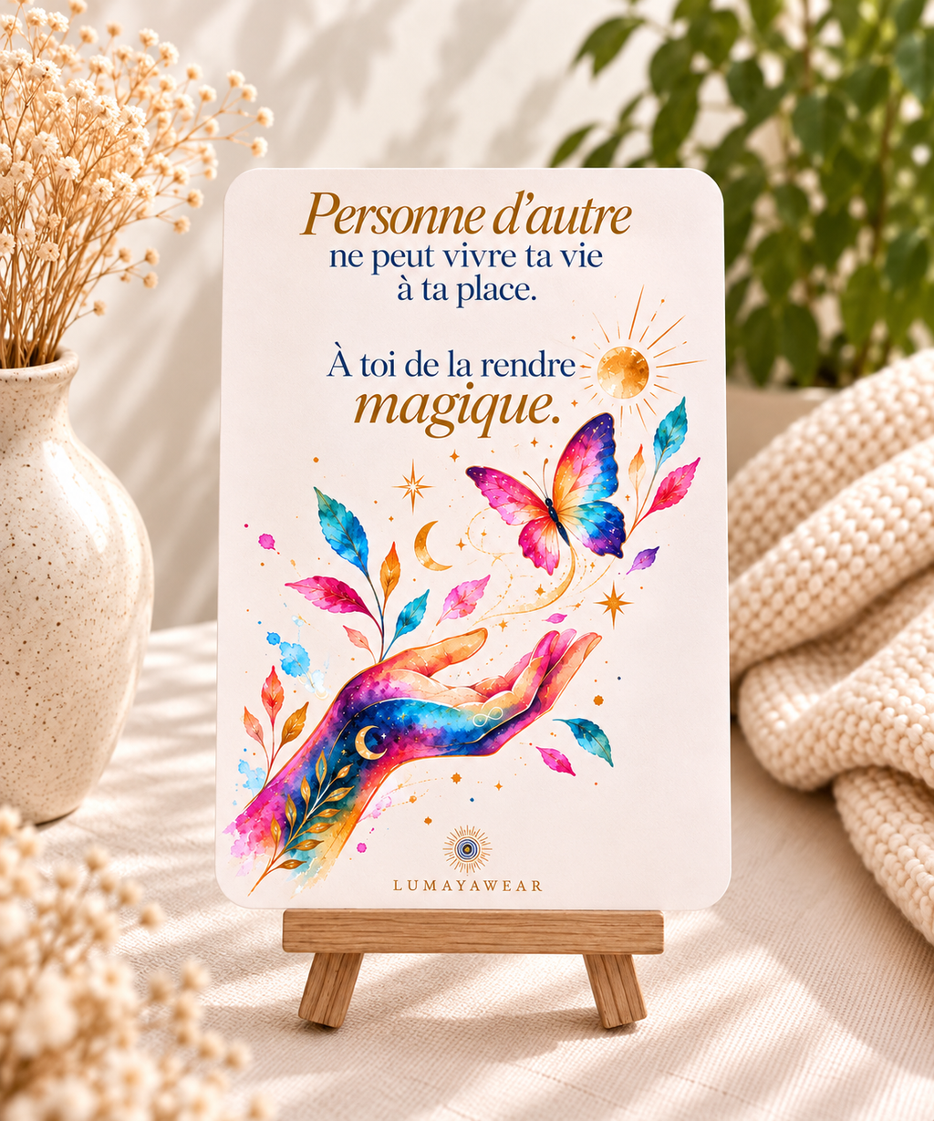 Personne d’autre ne peut vivre ta vie à ta place - Carte A6