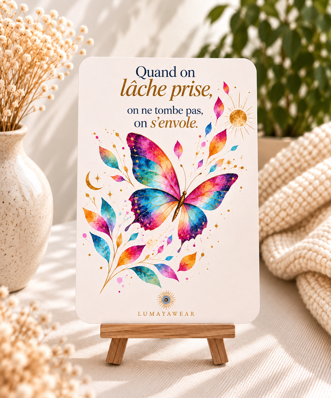 Quand on lâche prise - Carte A6