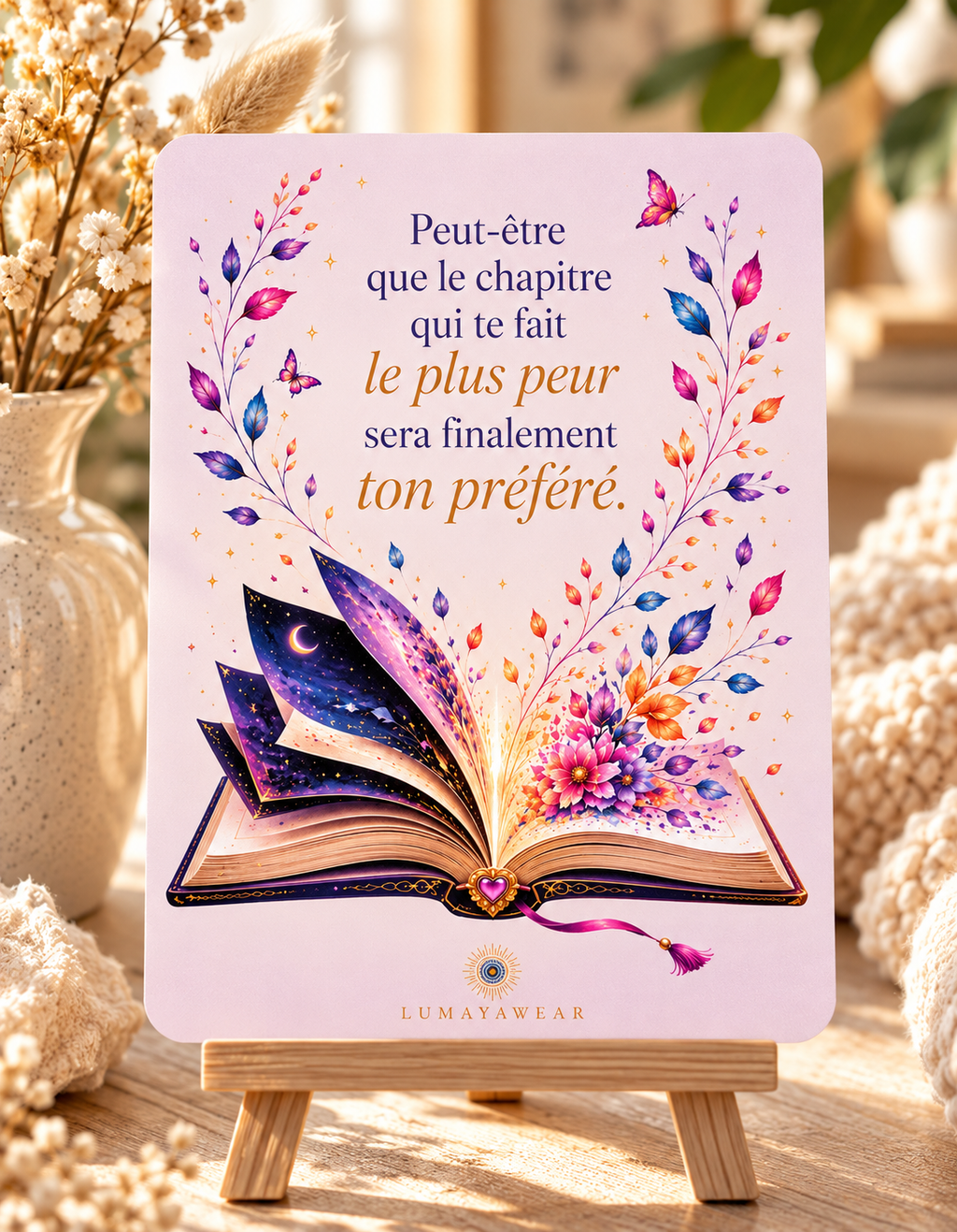 Peut-être que le chapitre qui te fait le plus peur sera finalement ton préféré. Carte A6