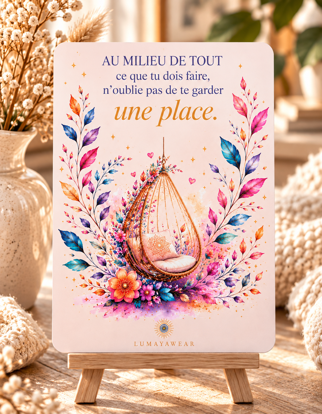 N’oublie pas de te garder une place - Carte A6
