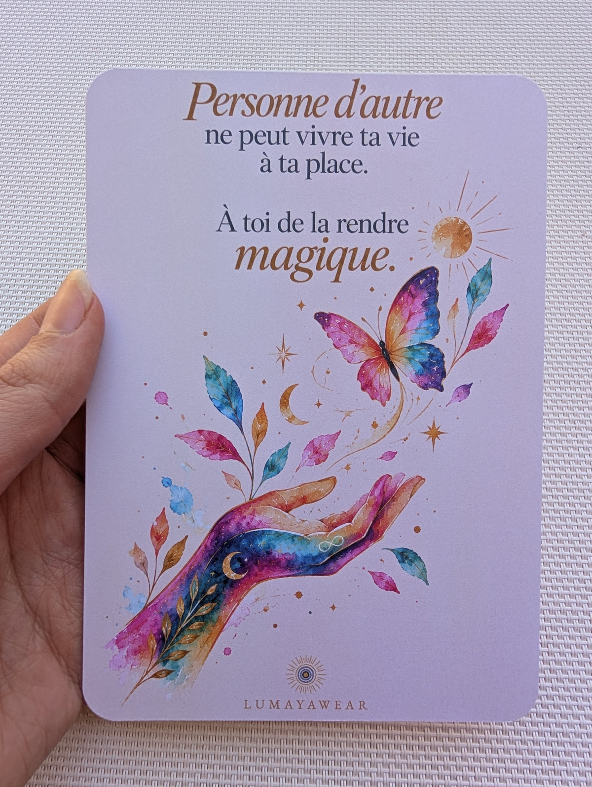 Personne d’autre ne peut vivre ta vie à ta place - Carte A6