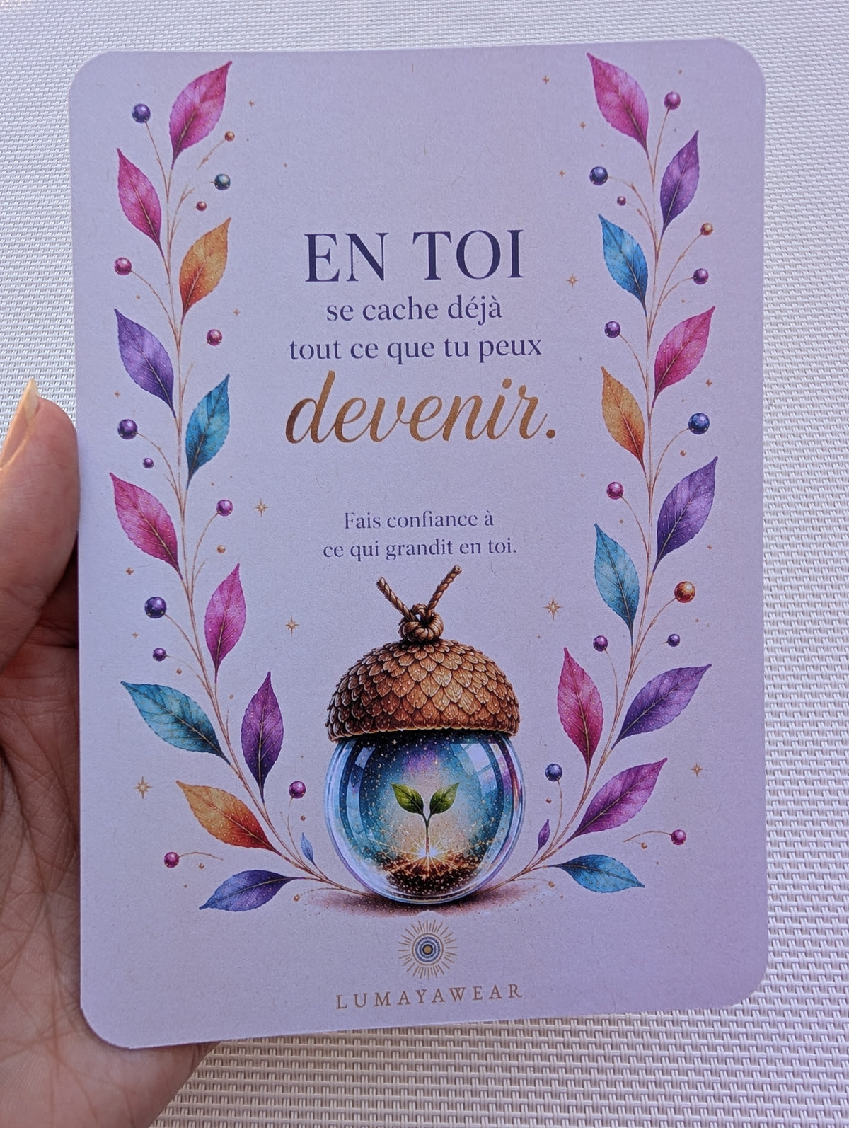 En toi se cache déjà tout ce que tu peux devenir - Carte A6