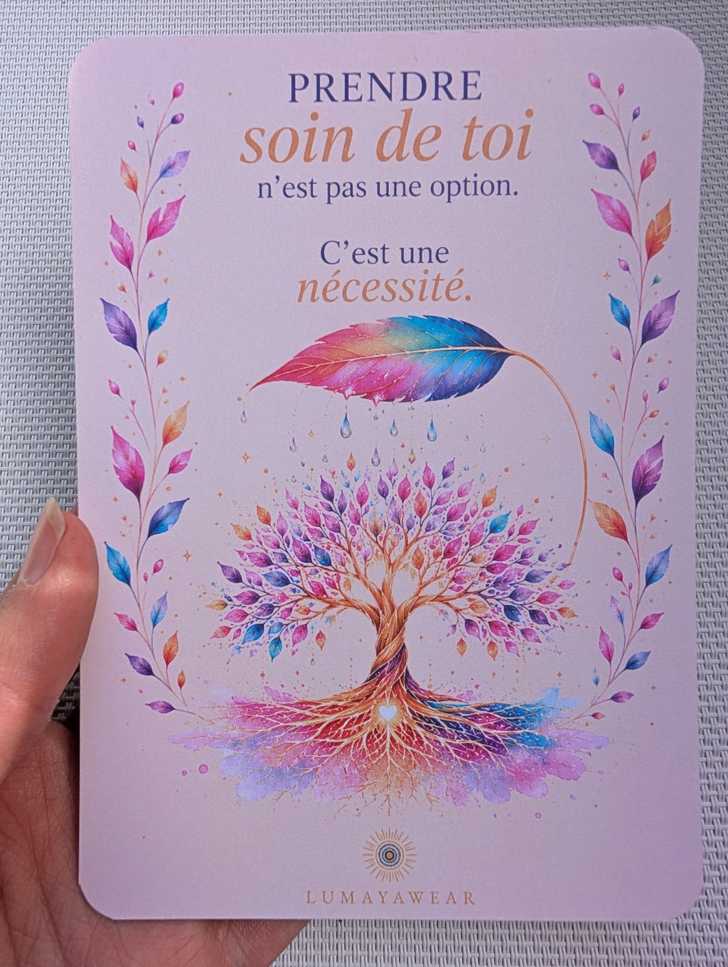 Prendre soin de toi n’est pas une option - Carte A6