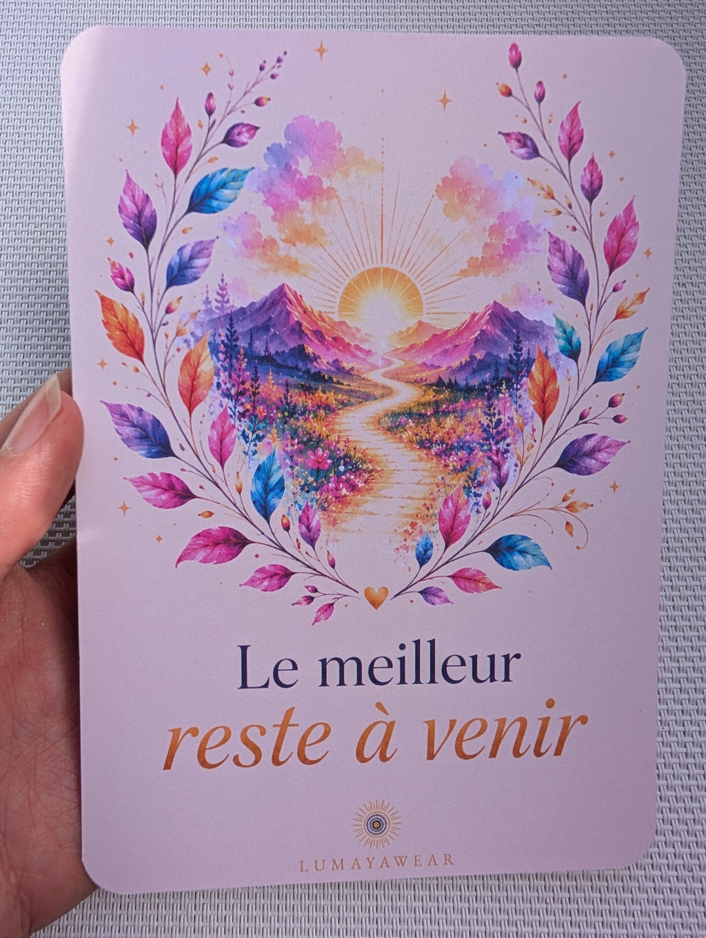 Le meilleur reste à venir. Carte A6