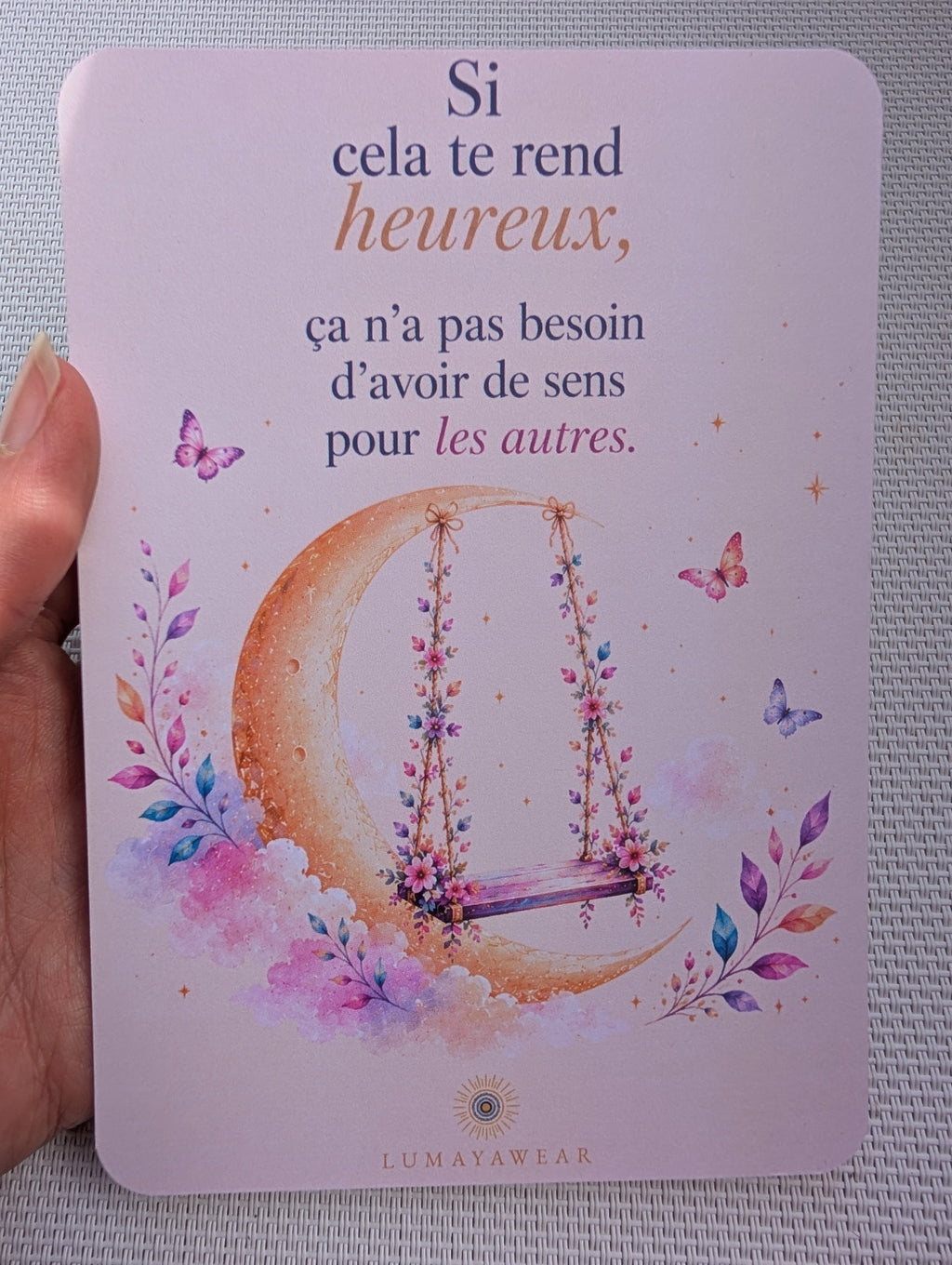 Si cela te rend heureux… Carte A6