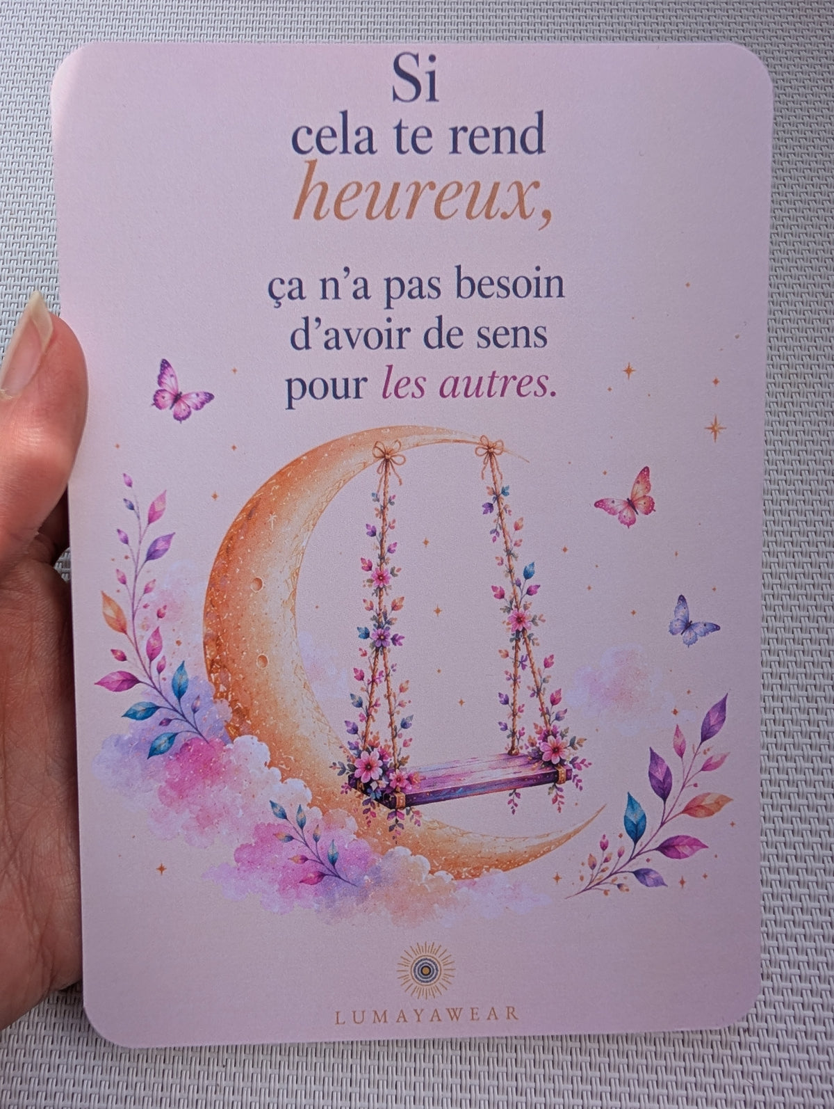 Si cela te rend heureux… Carte A6