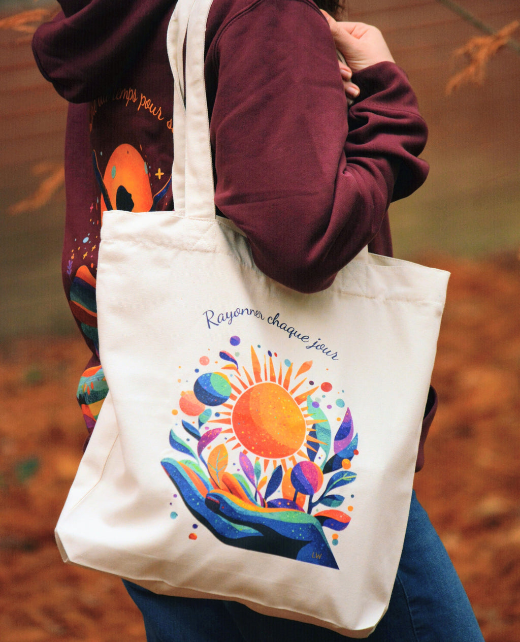 Tote bag - Rayonner chaque jour