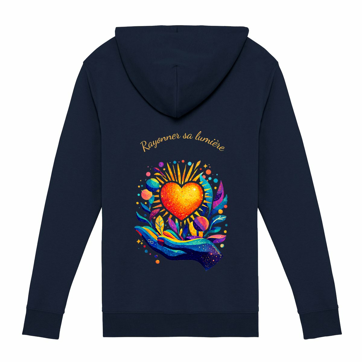 Sweat zippé - Le Rayonnement - Je reviens à moi - dos_0