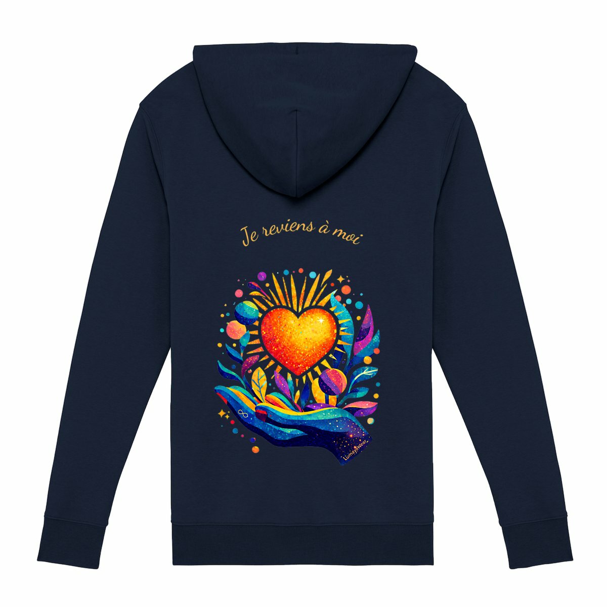 Sweat zippé - Le Rayonnement - Je reviens à moi - dos_0