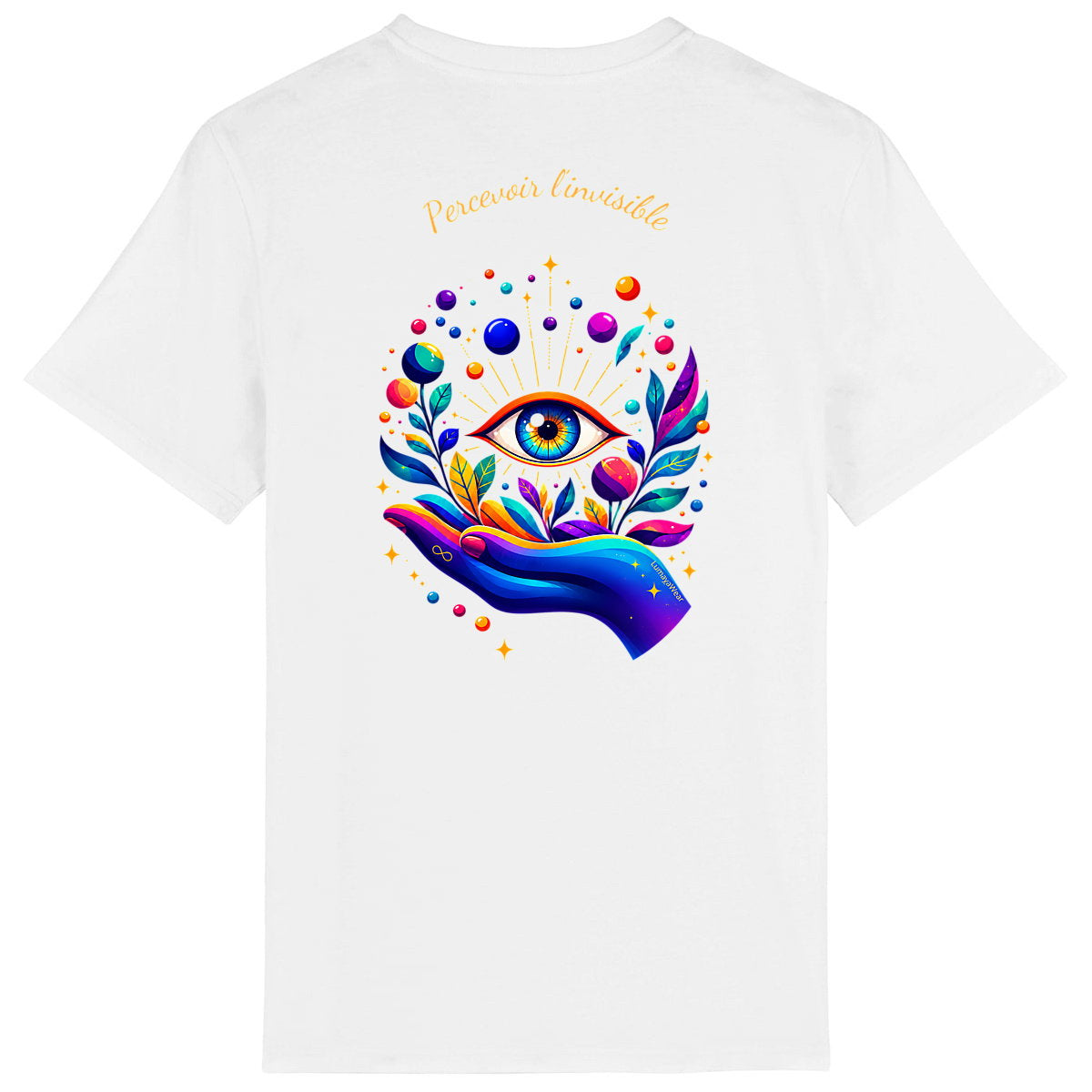 T-shirt Unisexe - La Perception - Percevoir l'invisible - dos_0