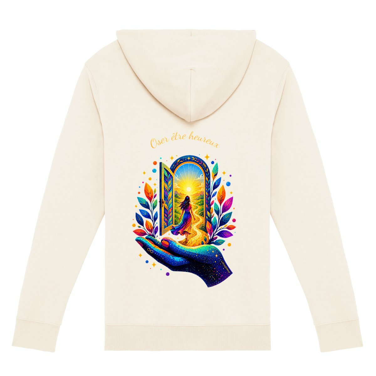 Sweat zippé - L'Elan - Oser être heureux - dos_1