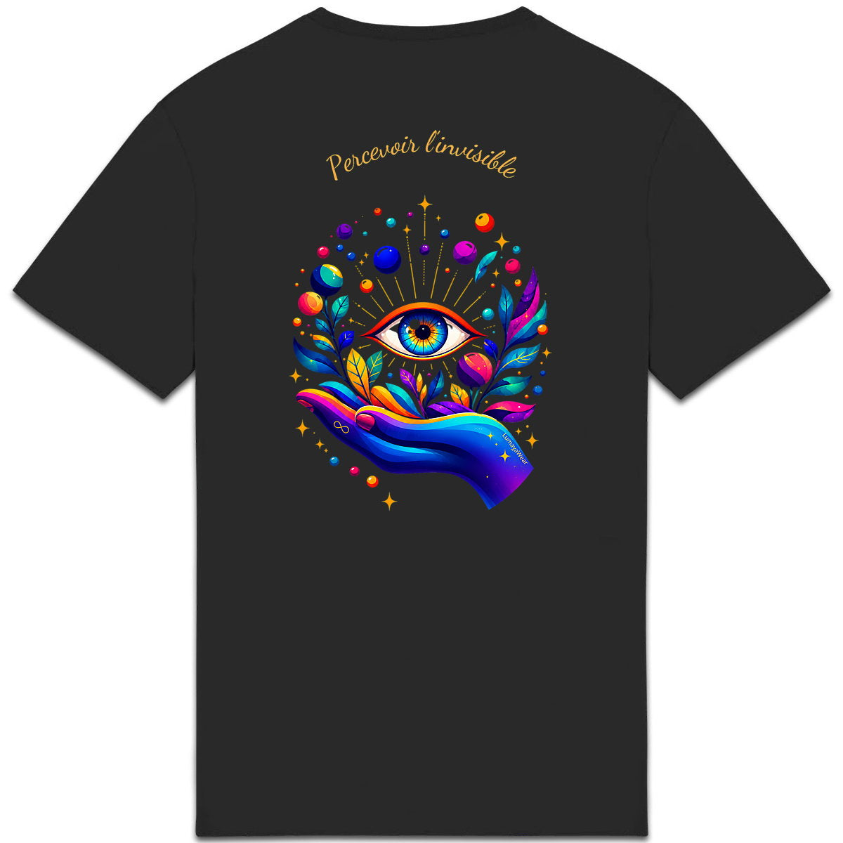 T-shirt Unisexe - La Perception - Percevoir l'invisible - dos_1
