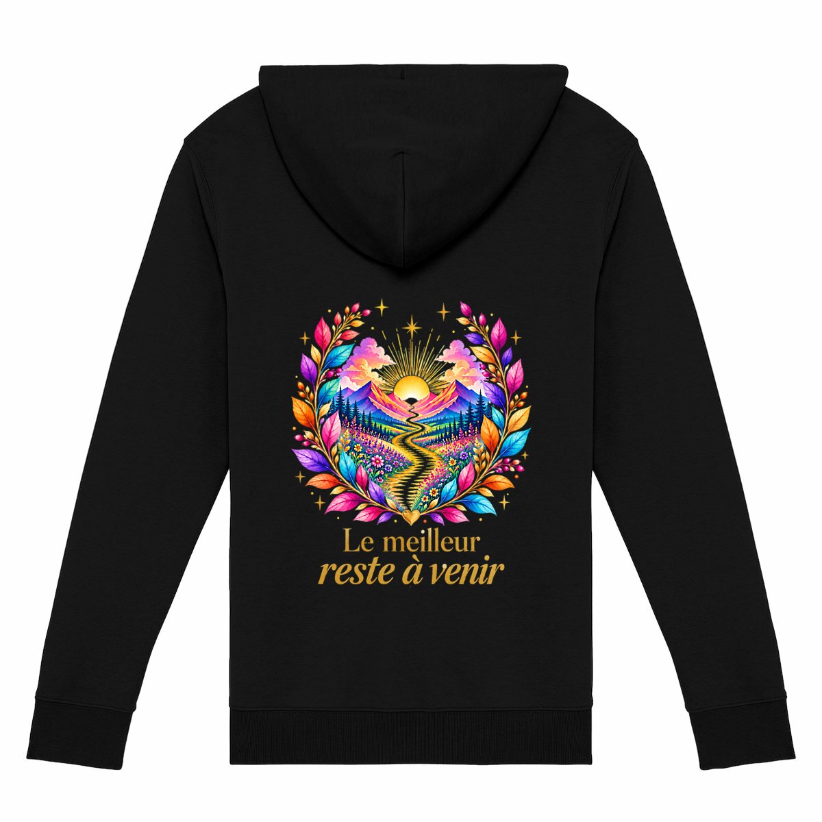 Sweat zippé - Le meilleur reste à venir - dos_2