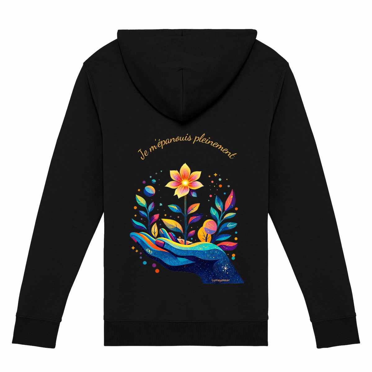 Sweat à capuche - La Pousse - Je m'épanouis pleinement - dos_2