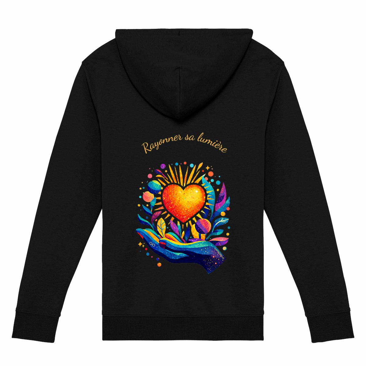 Sweat zippé - Le Rayonnement - Je reviens à moi - dos_2