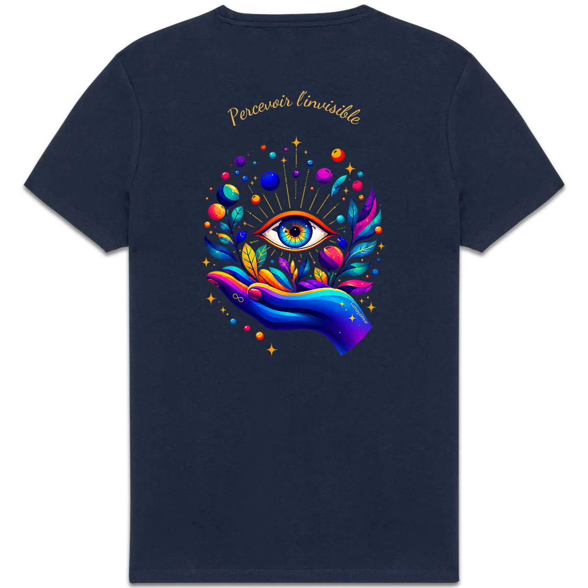 T-shirt Unisexe - La Perception - Percevoir l'invisible - dos_3