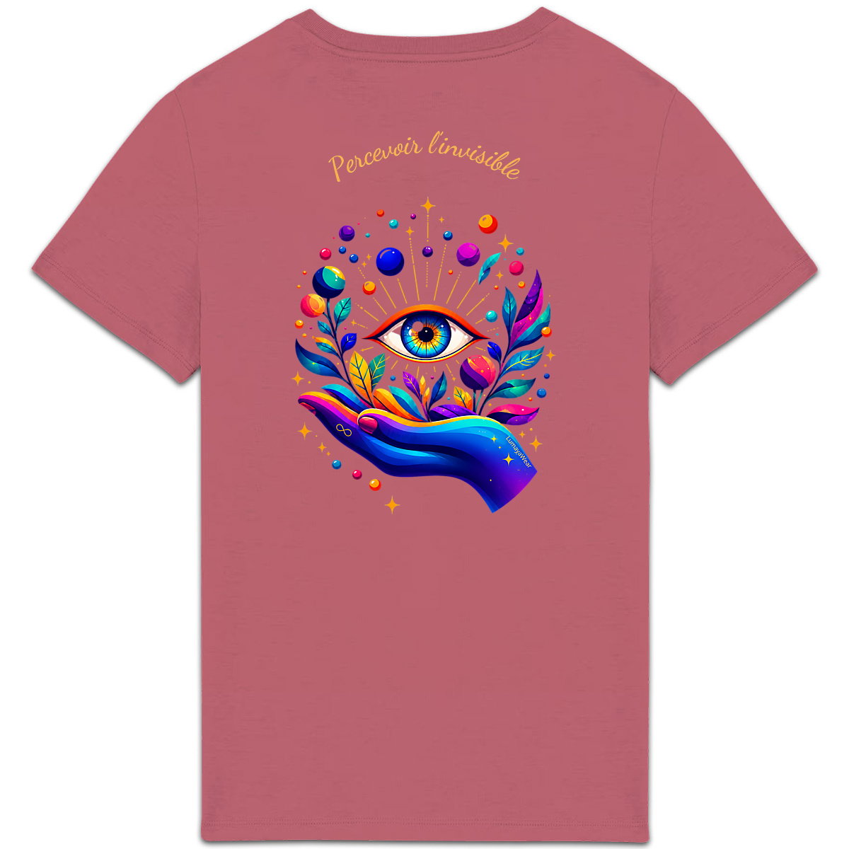 T-shirt Unisexe - La Perception - Percevoir l'invisible - dos_8