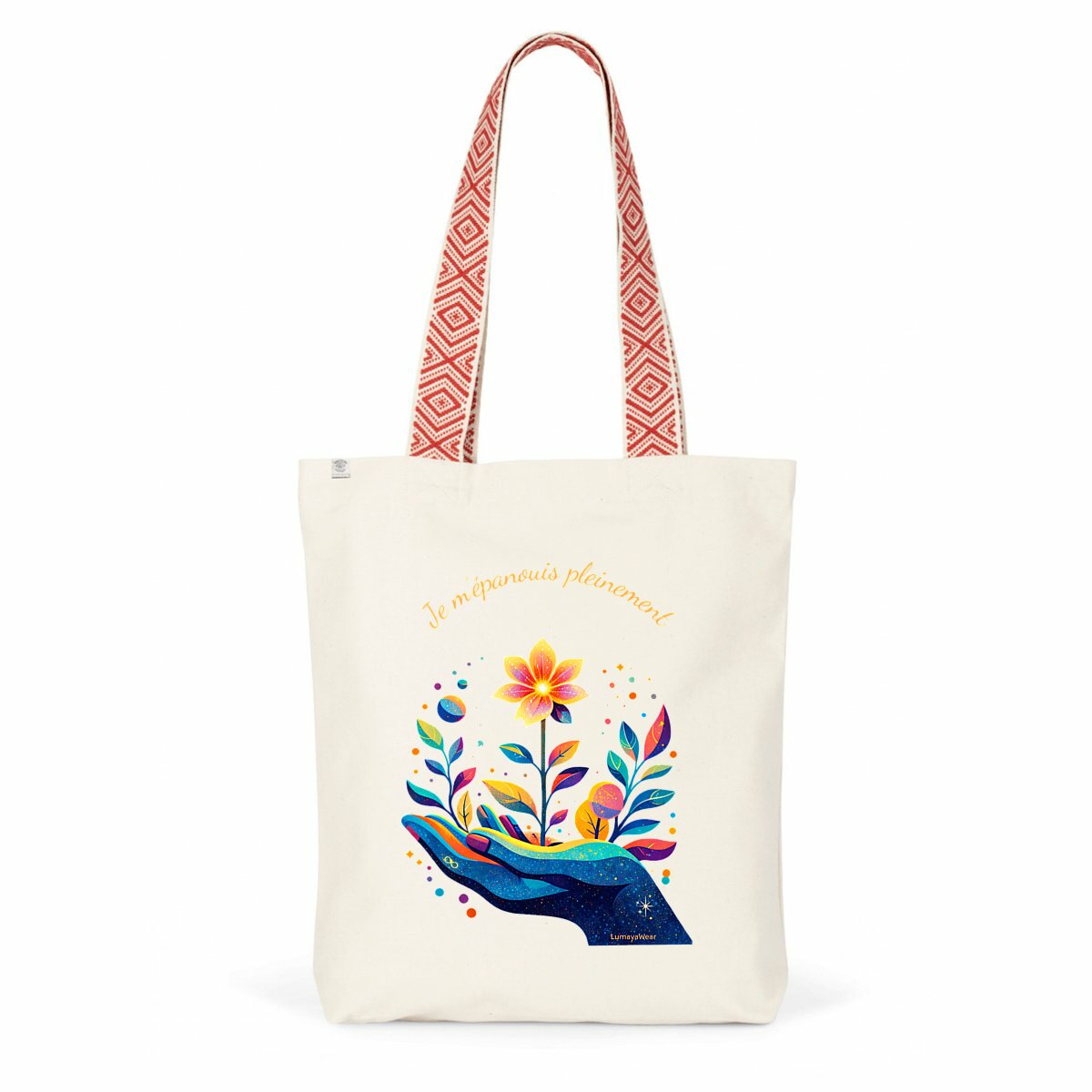 Totebag ethnique - La Pousse - face_1