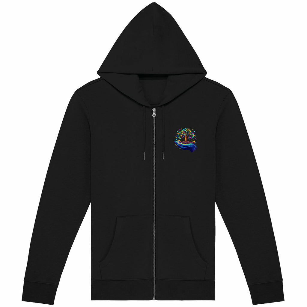 Sweat zippé - L'Enracinement - "Je prends racine" - face_2