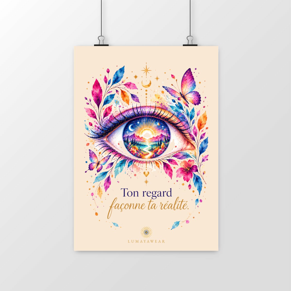 Ton regard façonne ta réalité. - portrait