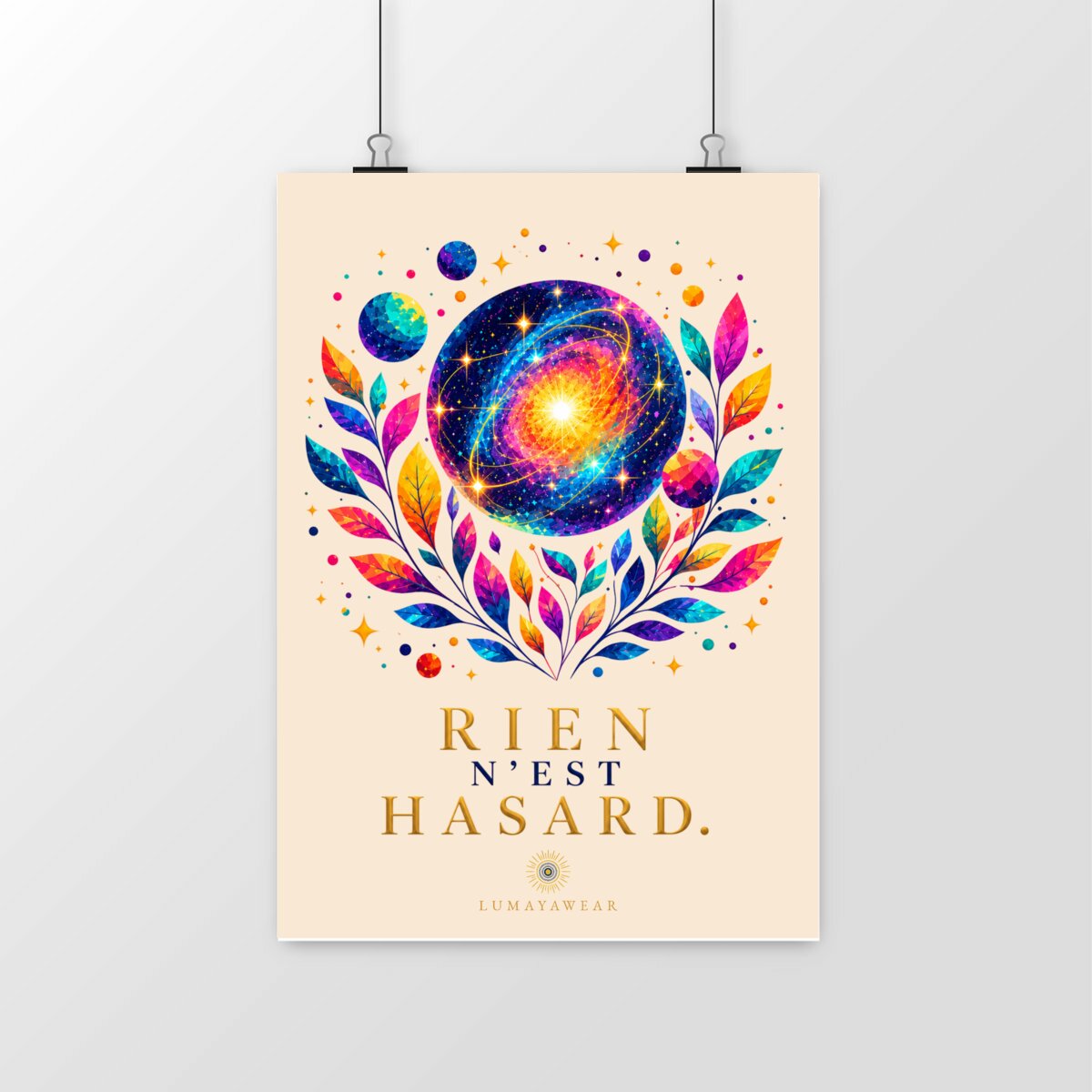 Affiche - Rien n'est hasard - portrait